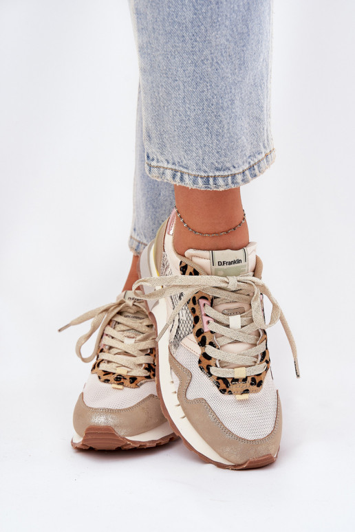 Naisten spordikingad "Sneakers" D.Franklin DFSH378006 kuldne