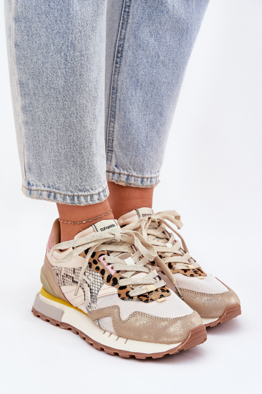 Naisten spordikingad "Sneakers" D.Franklin DFSH378006 kuldne