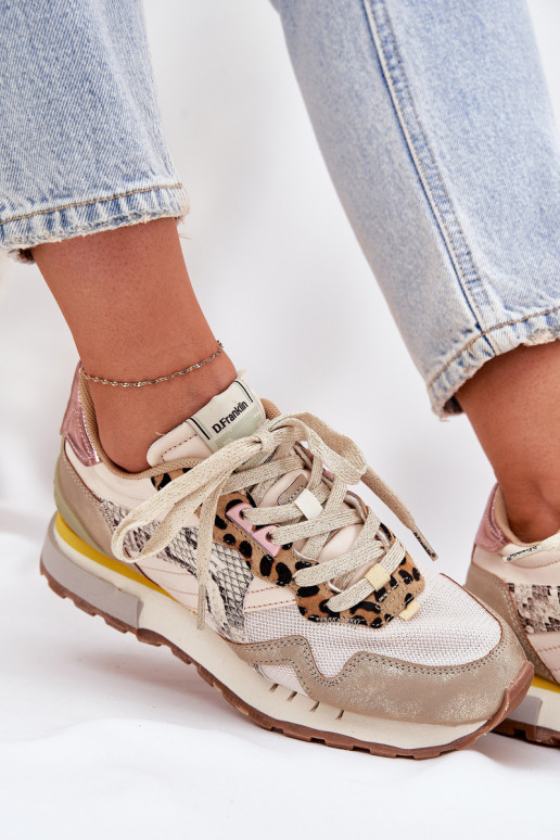 Naisten spordikingad "Sneakers" D.Franklin DFSH378006 kuldne