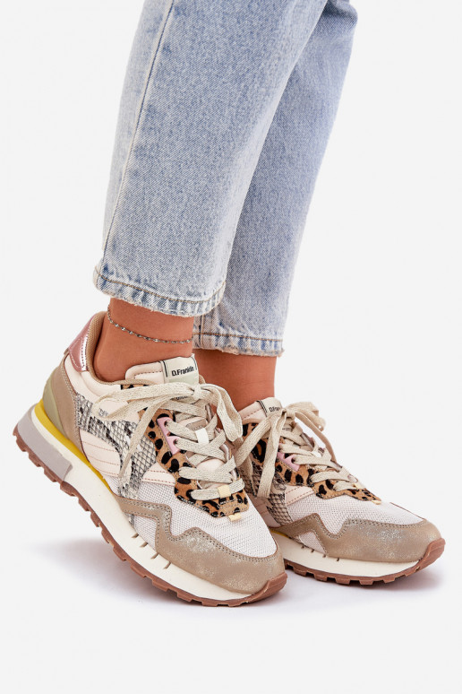 Naisten spordikingad "Sneakers" D.Franklin DFSH378006 kuldne