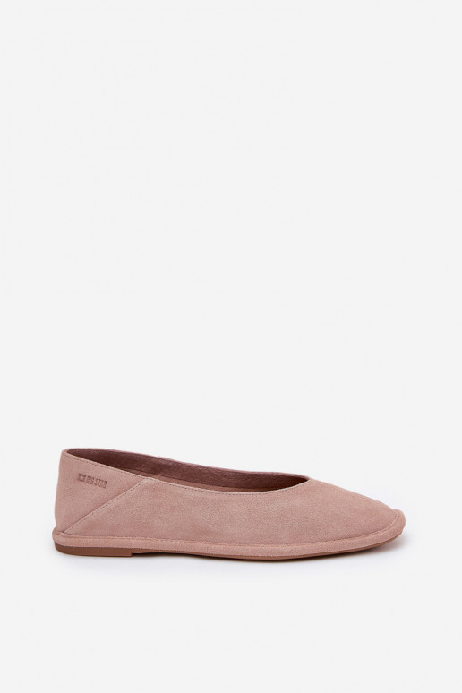Zamšist naisten balletkingad Big Star RR274081 roosa