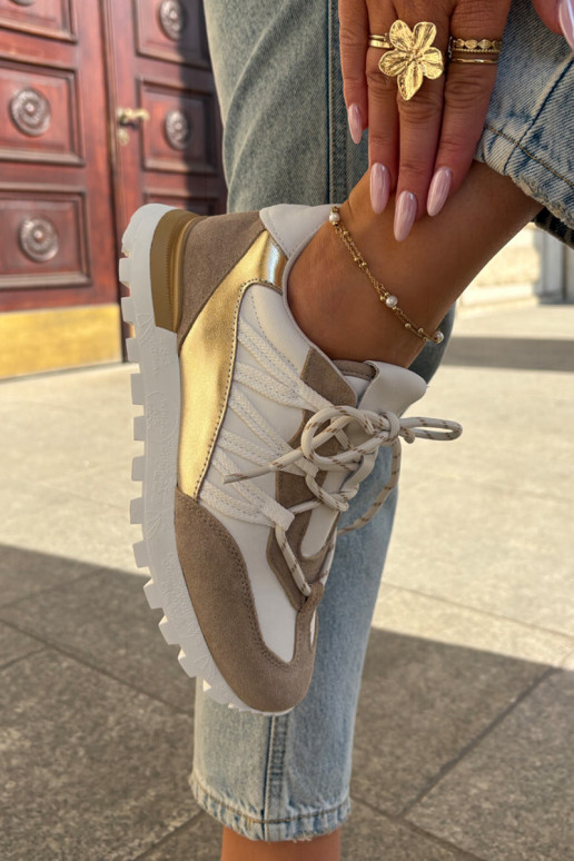   jalatsid  tüüpi jalanõud  Artiker 56C1738 beeži värvi-Kuldset värvi