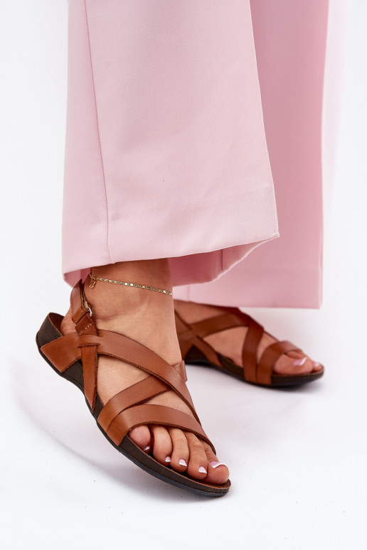 sileda tallaga Naistesandaalid   Zazoo 40032 pruunid värvi