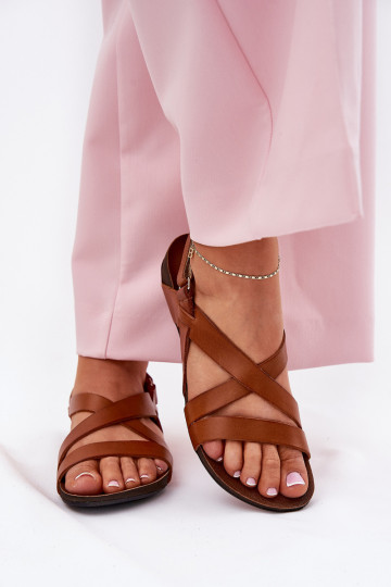 sileda tallaga Naistesandaalid   Zazoo 40032 pruunid värvi 2