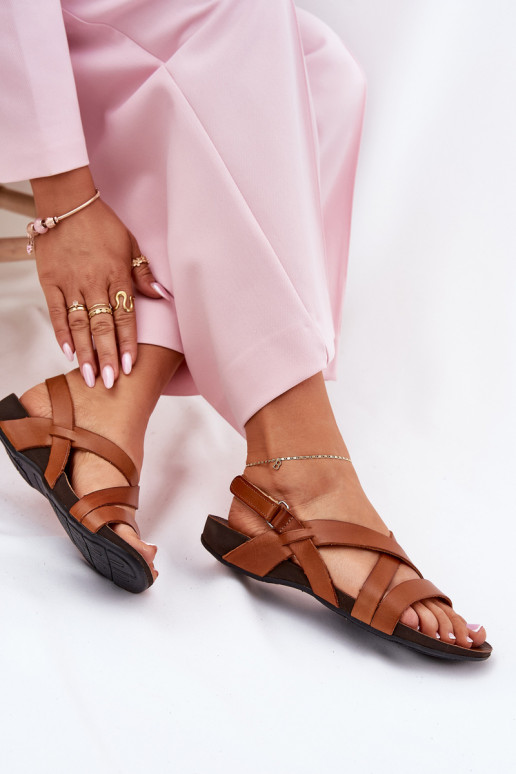 sileda tallaga Naistesandaalid   Zazoo 40032 pruunid värvi