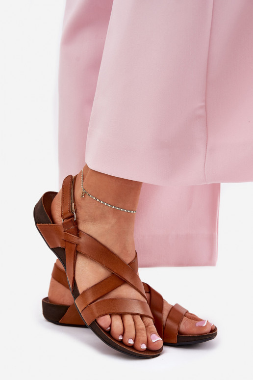 sileda tallaga Naistesandaalid   Zazoo 40032 pruunid värvi