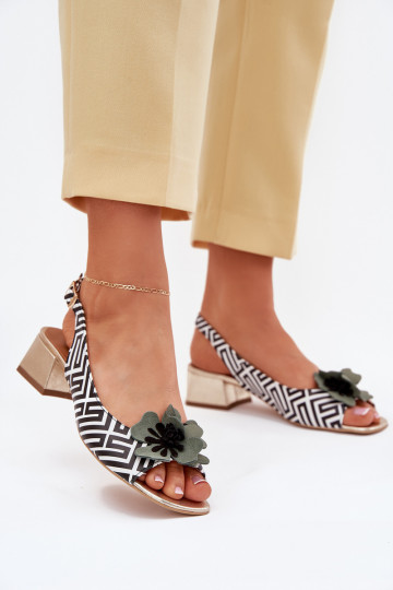 Naistesandaalid      Laura Messi 2973 Valget-Must