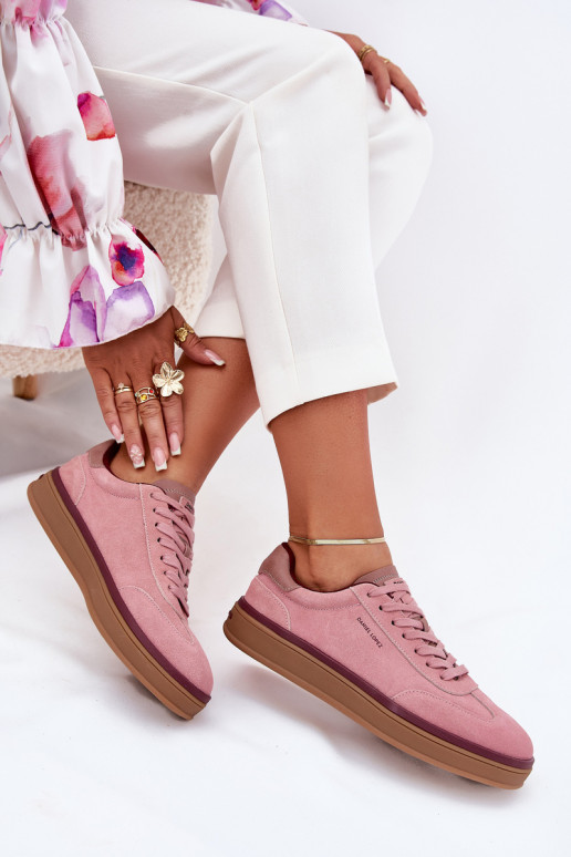 seemisnakhsed   tüüpi jalanõud Daniel Lopez Just Dare SS2D4010 Tumeroosad värvi seemisnakhsed   tüüpi jalanõud Daniel Lopez Just Dare SS2D4010 Tumeroosad värvi