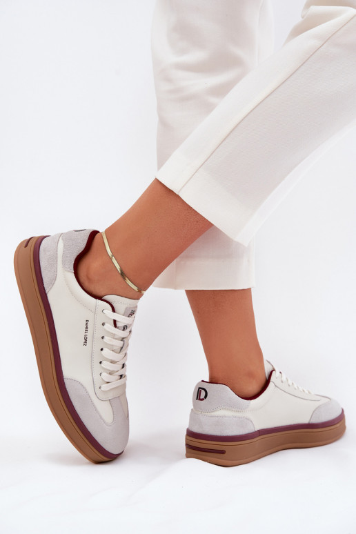 tüüpi jalanõud Daniel Lopez Just Dare SS2D4008 Valget-Halli värvi     tüüpi jalanõud Daniel Lopez Just Dare SS2D4008 Valget-Halli värvi