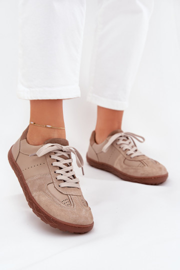 Naistesaapad Barefoot Zazoo N1277S2 beeži värvi 2