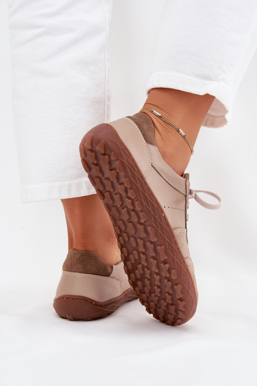Naistesaapad Barefoot Zazoo N1277S2 beeži värvi   Naistesaapad Barefoot Zazoo N1277S2 beeži värvi