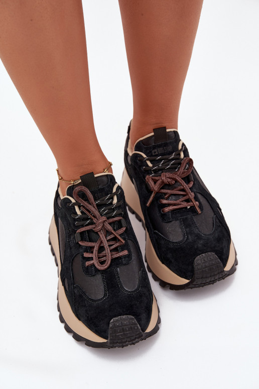 tüüpi jalanõud platvormiga  Big Star SS274628 HI-POLY SYSTEM Must    tüüpi jalanõud platvormiga  Big Star SS274628 HI-POLY SYSTEM Must