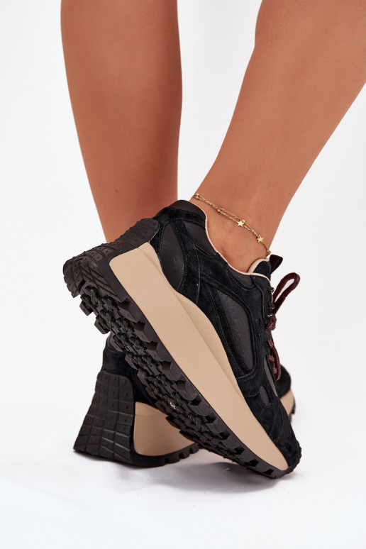 tüüpi jalanõud platvormiga  Big Star SS274628 HI-POLY SYSTEM Must    tüüpi jalanõud platvormiga  Big Star SS274628 HI-POLY SYSTEM Must