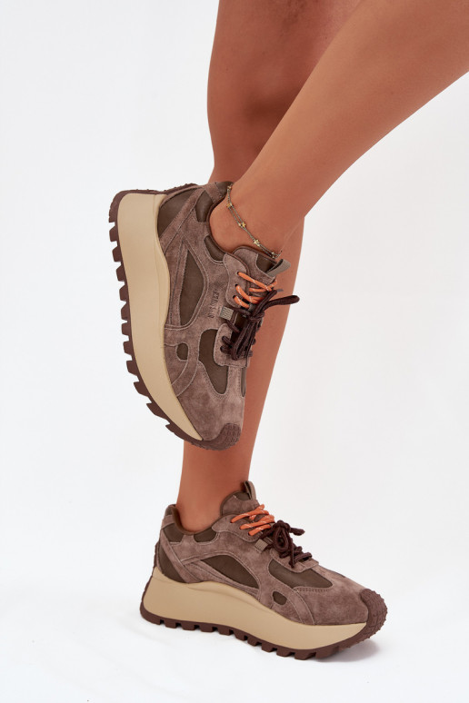 tüüpi jalanõud platvormiga  Big Star SS274627 HI-POLY SYSTEM beeži värvi    tüüpi jalanõud platvormiga  Big Star SS274627 HI-POLY SYSTEM beeži värvi