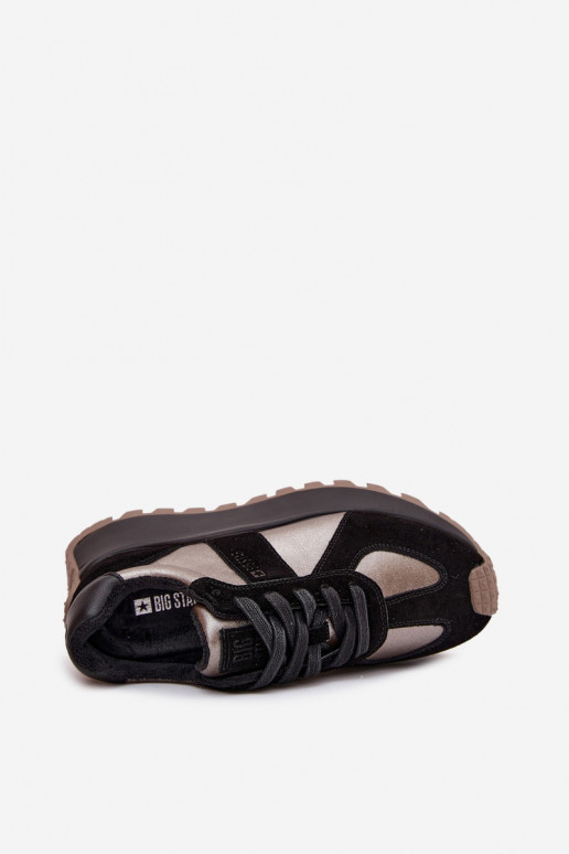 seemisnakhsed  tüüpi jalanõud  voodriga platvormiga Big Star OO274A217 HI-POLY SYSTEM Must seemisnakhsed  tüüpi jalanõud  voodriga platvormiga Big Star OO274A217 HI-POLY SYSTEM Must