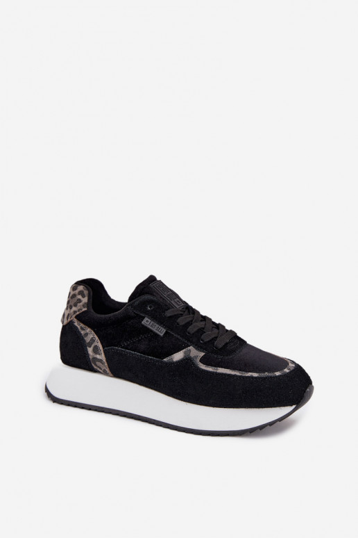 seemisnakhsed  tüüpi jalanõud  Big Star OO274A312 HI-POLY SYSTEM Must leopardimustriga seemisnakhsed  tüüpi jalanõud  Big Star OO274A312 HI-POLY SYSTEM Must leopardimustriga