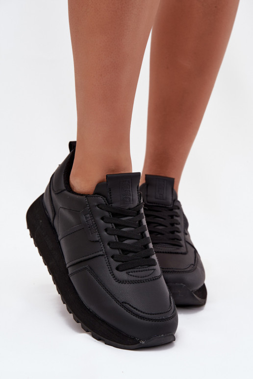 tüüpi jalanõud  platvormiga Big Star OO274573 Hi-Poly System Must    tüüpi jalanõud  platvormiga Big Star OO274573 Hi-Poly System Must