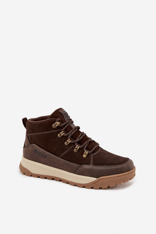 seemisnakhsed matkasaapad  Big Star SS174263 pruunid värvi seemisnakhsed matkasaapad  Big Star SS174263 pruunid värvi