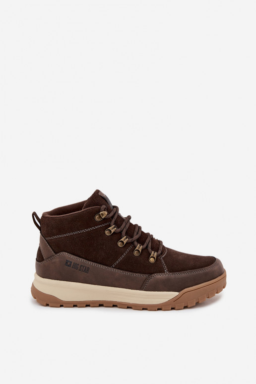 seemisnakhsed matkasaapad  Big Star SS174263 pruunid värvi seemisnakhsed matkasaapad  Big Star SS174263 pruunid värvi