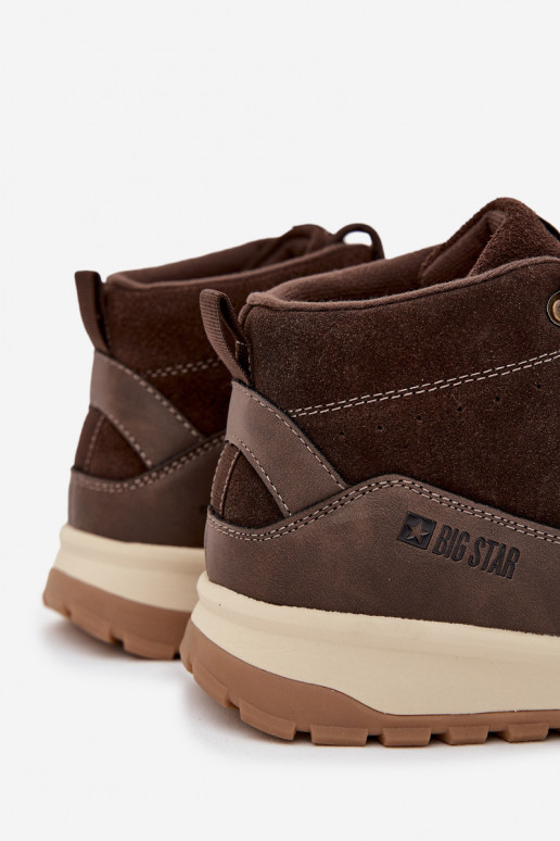 seemisnakhsed matkasaapad  Big Star SS174263 pruunid värvi seemisnakhsed matkasaapad  Big Star SS174263 pruunid värvi