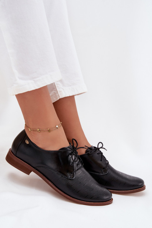   jalatsid  Elegantsed nööritavad Zazoo 4238 Must