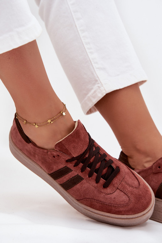 Zazoo N1068S2  tüüpi jalanõud platvormiga pruunid värvi Zazoo N1068S2  tüüpi jalanõud platvormiga pruunid värvi