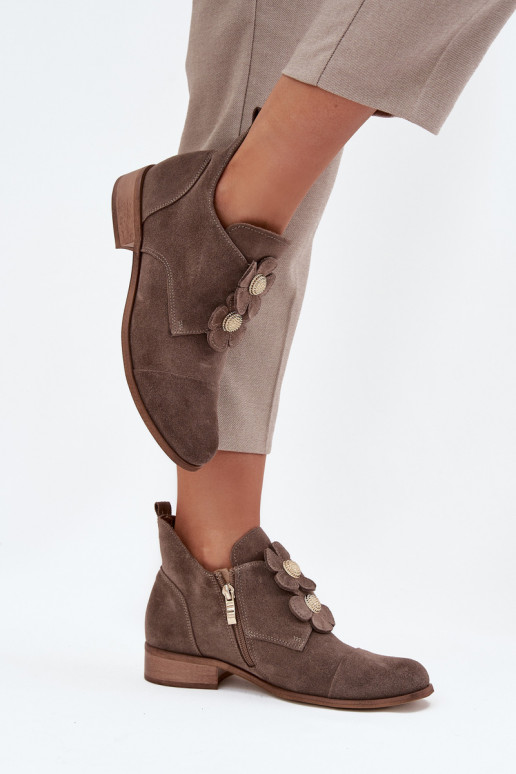 seemisnakhsed jalatsid   kami Zazoo 3080 beeži värvi