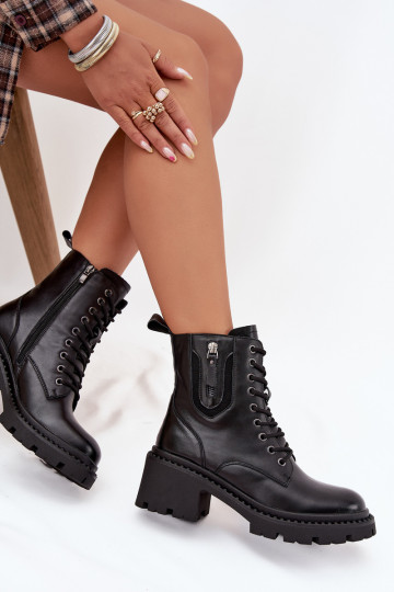 naiste saapad   voodriga Vinceza 86418 Must