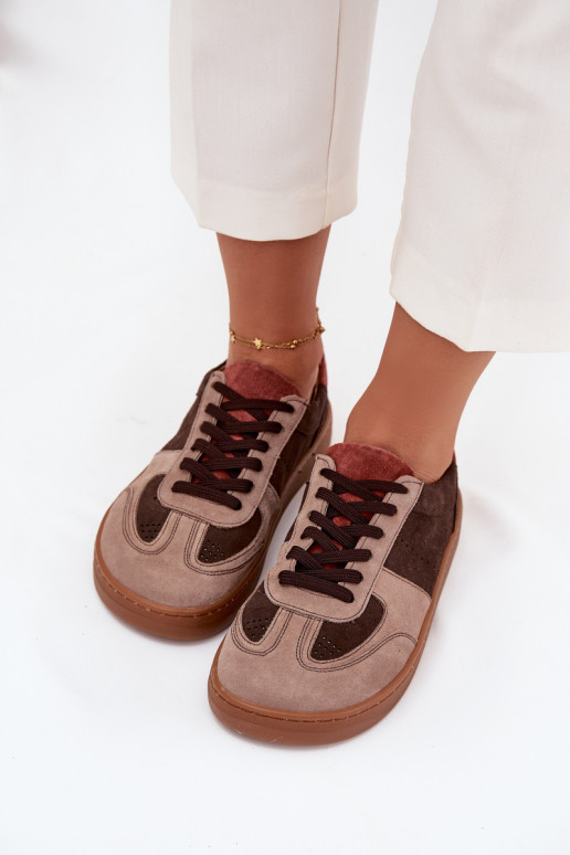   seemisnakhsed  tüüpi jalanõud Barefoot  Zazoo N1277 pruunid värvi