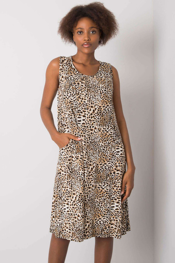 Kleit - musta ja liivakarva