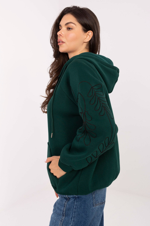 Tume roheline kampsun