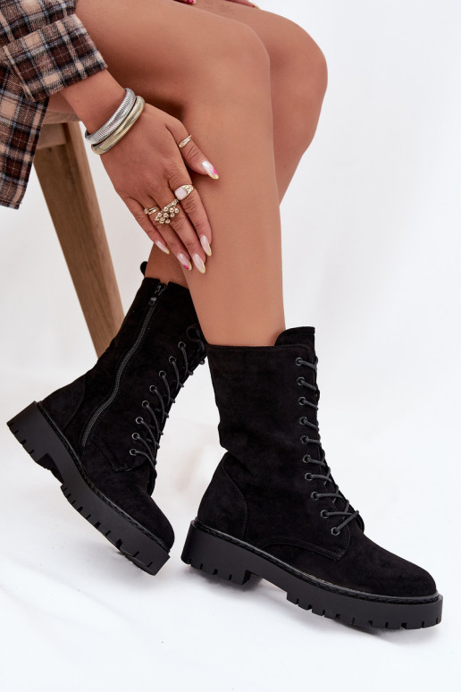 Naisteline sooja voodriga töökäng, must, Tai turirvielle