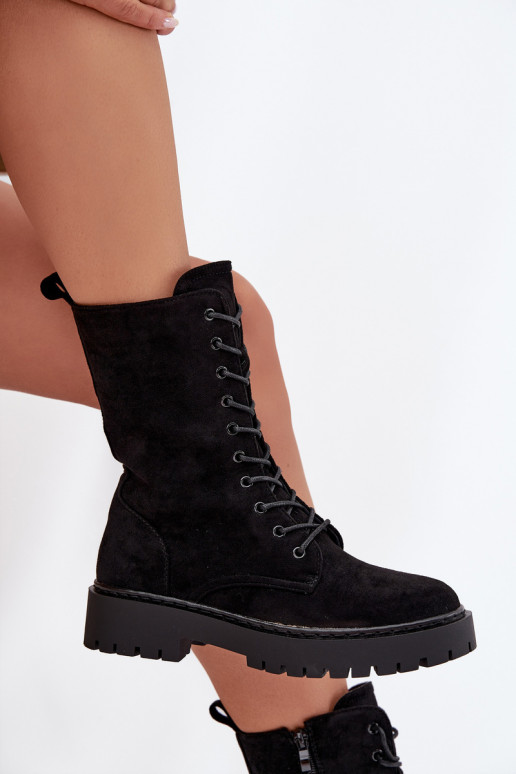 Naisteline sooja voodriga töökäng, must, Tai turirvielle