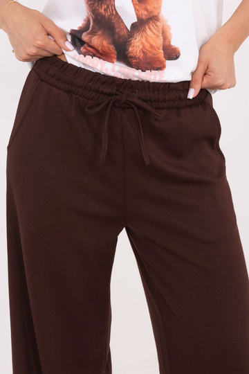 Tumepruunid spordipüksid 2