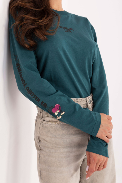 T-shirt-D12022M02688B-morski