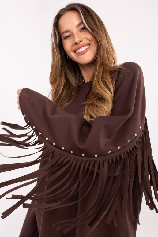 Bluzka-IT-BZ-21695.10-ciemny brązowy