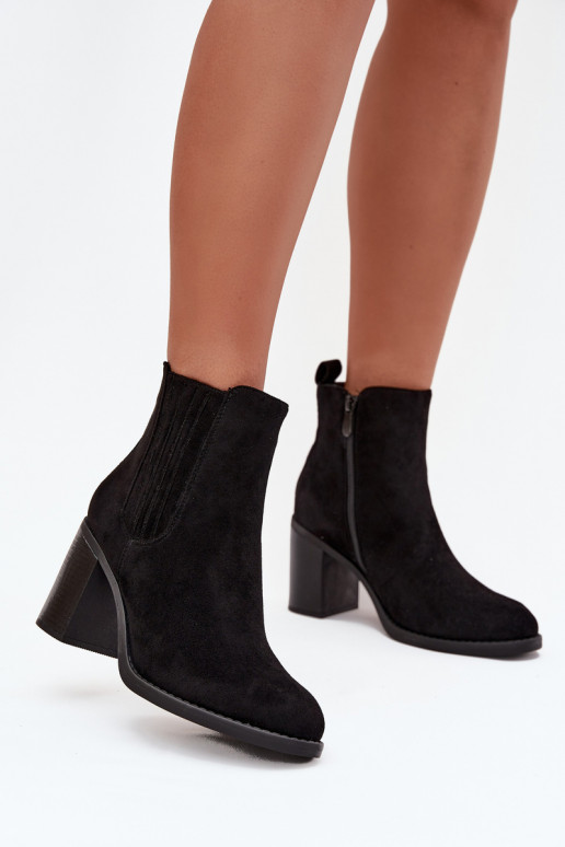 voodriga Naiste poolsaapad Na Słupkowym Obcasie Must Brevina voodriga Naiste poolsaapad Na Słupkowym Obcasie Must Brevina