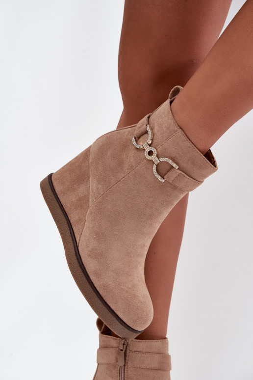 Naiste poolsaapad   Detalem beeži värvi Marivana Naiste poolsaapad   Detalem beeži värvi Marivana