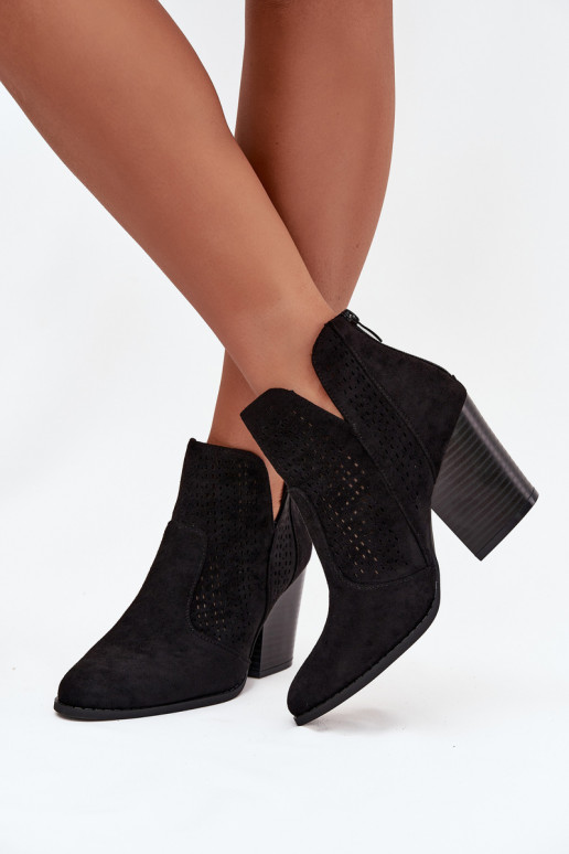 Naiste poolsaapad S.Barski HY51-060 Must  Naiste poolsaapad S.Barski HY51-060 Must