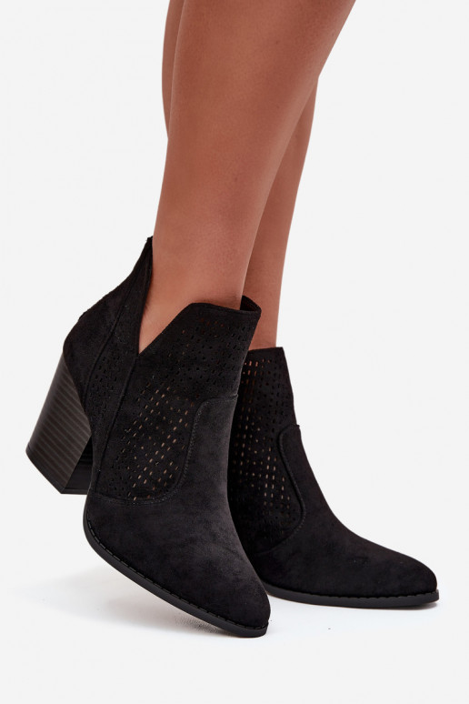 Naiste poolsaapad S.Barski HY51-060 Must  Naiste poolsaapad S.Barski HY51-060 Must