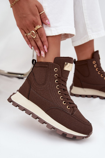 voodriga jalanõud  platvormiga pruunid värvi Marivira