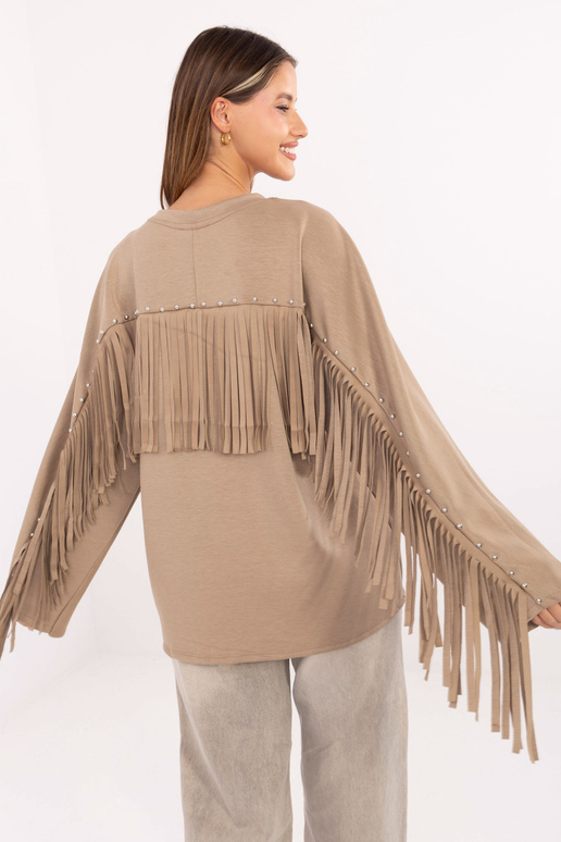 Bluzka-IT-BZ-21695.10-ciemny bezowy