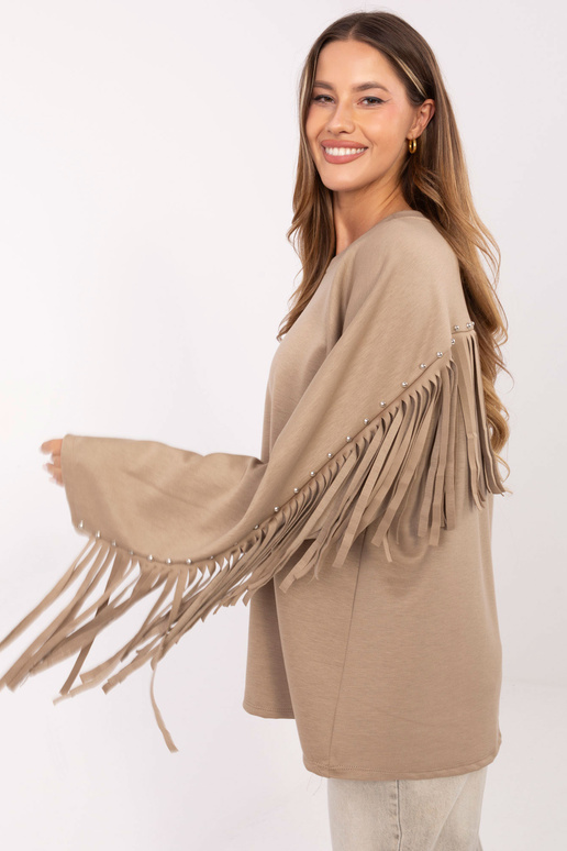 Bluzka-IT-BZ-21695.10-ciemny bezowy