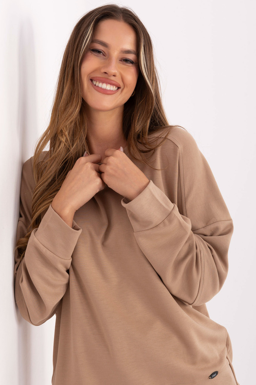 Bluzka-RV-BZ-A906.59-ciemny bezowy