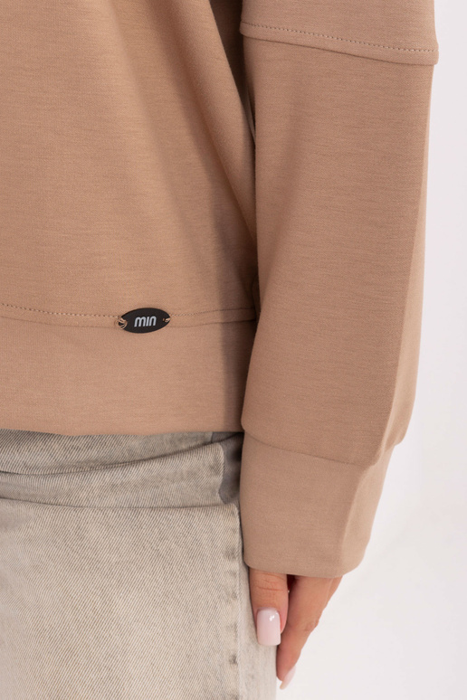 Bluzka-RV-BZ-A906.59-ciemny bezowy