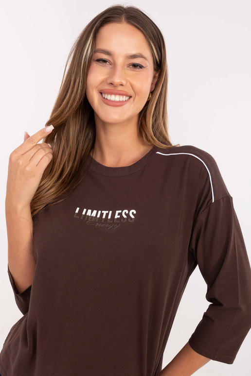 Bluzka-RV-BZ-A826.89-ciemny brązowy