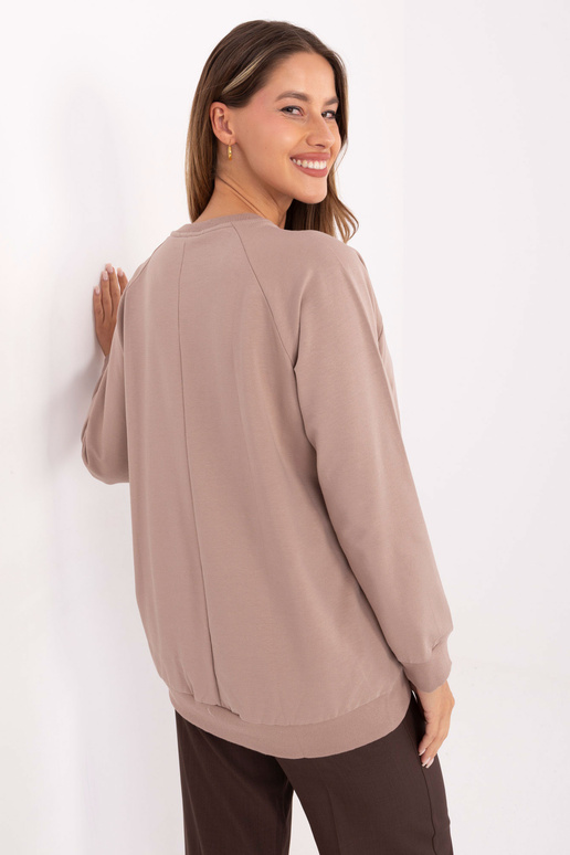 Bluzka-RV-BZ-A876.52-ciemny bezowy