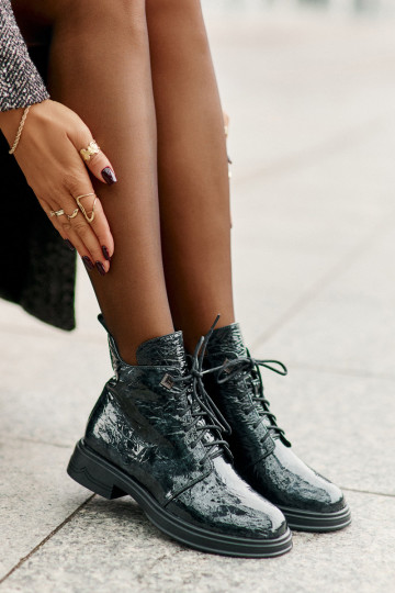 Laque Naiste poolsaapad voodriga  D&A LZ42-042 khakivärvi