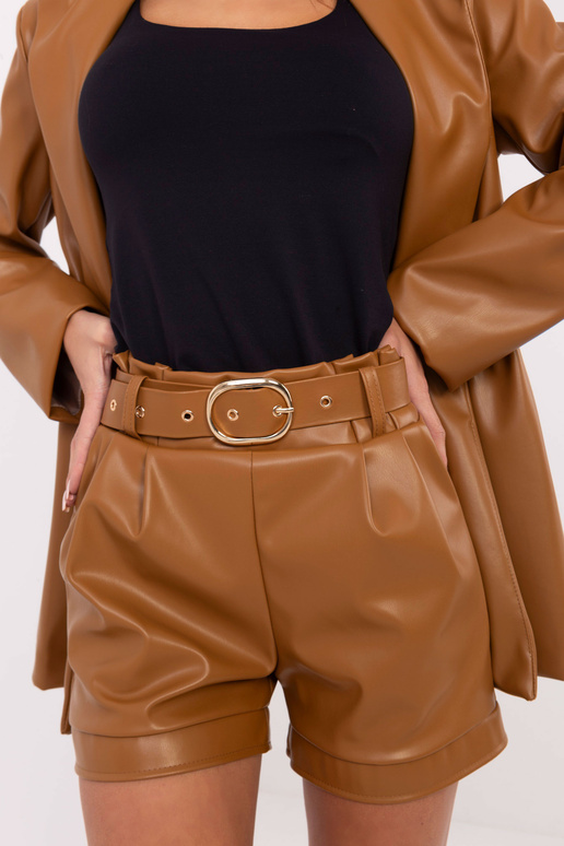 Szorty-IT-SN-FL8701.97-camelowy Szorty-IT-SN-FL8701.97-camelowy