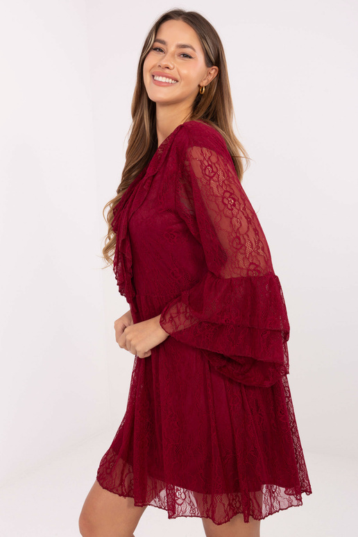 Sukienka-MI-SK-62435.16-bordowy Sukienka-MI-SK-62435.16-bordowy